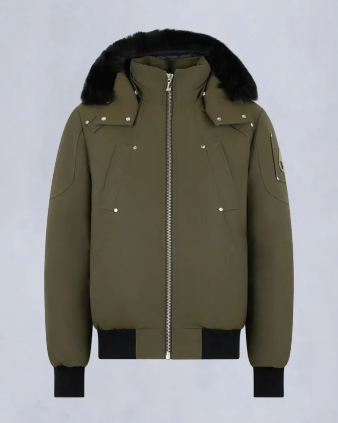 Original ballistisk bomberjakke med shearling-kant Original ballistisk bomberjakke med shearling-kant