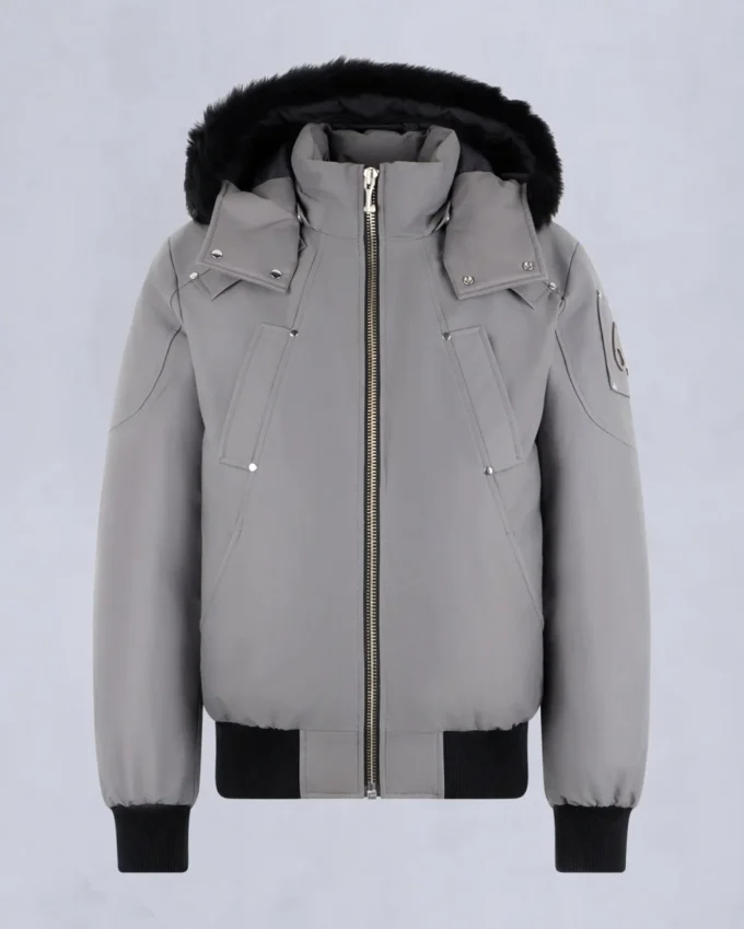 Original ballistisk bomberjakke med shearling-kant Original ballistisk bomberjakke med shearling-kant