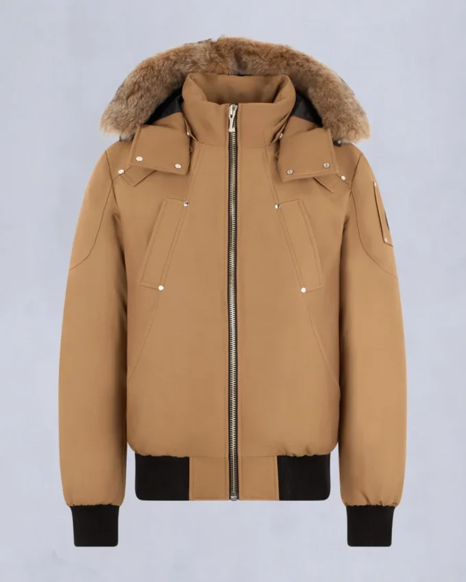 Original ballistisk bomberjakke med shearling-kant Original ballistisk bomberjakke med shearling-kant