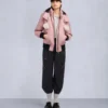 Original Debbie Shearling Trim Bomber Jacket