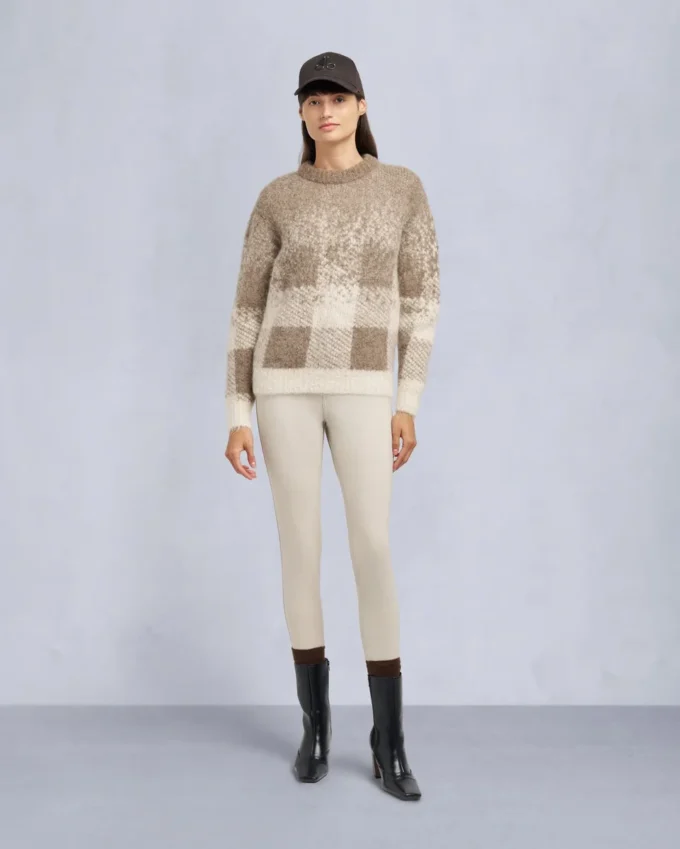 Palmer genser med rund hals