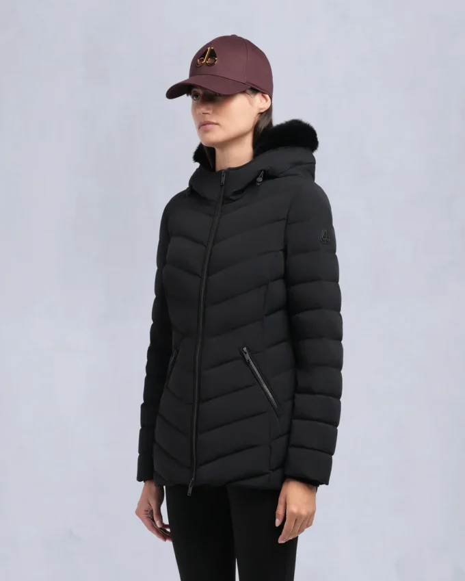 Roselawn jakke med shearling-kant