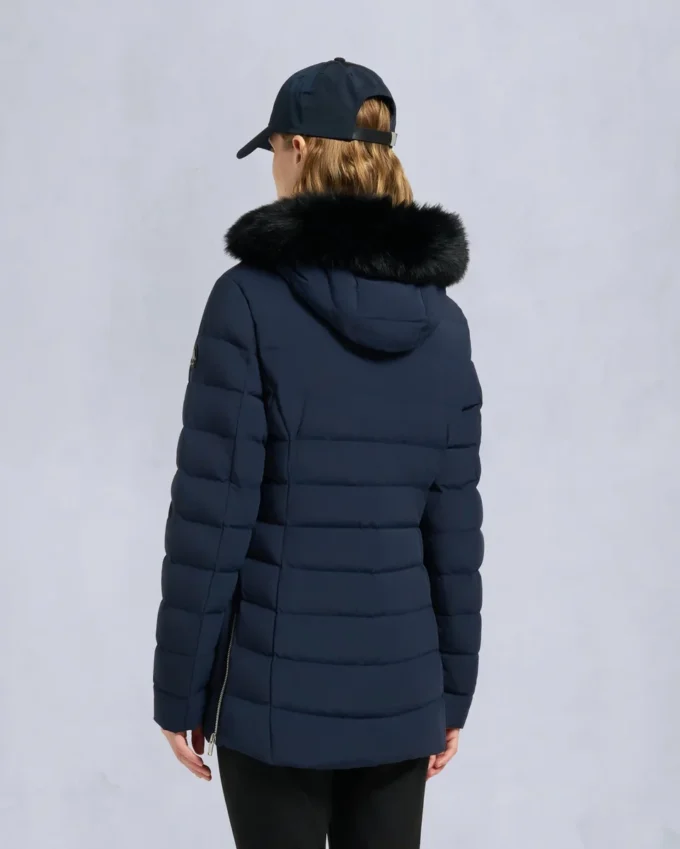 Roselawn jakke med shearling-kant