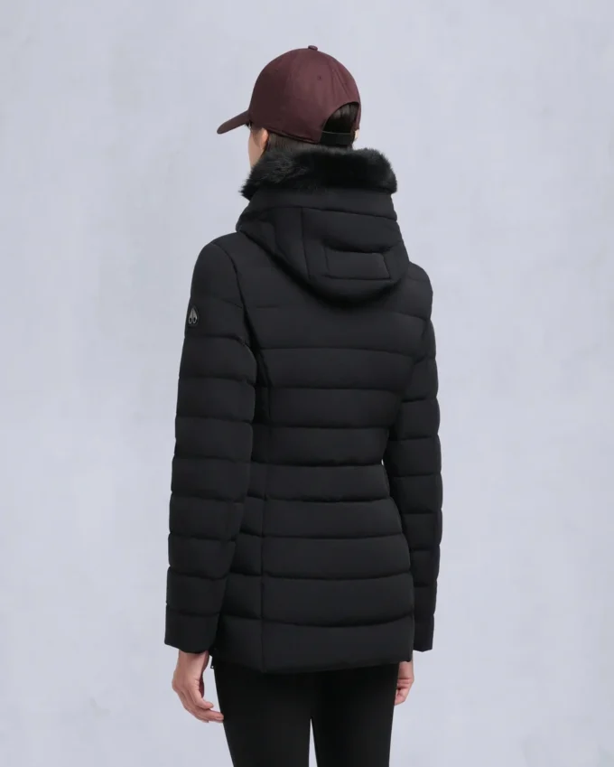 Roselawn jakke med shearling-kant