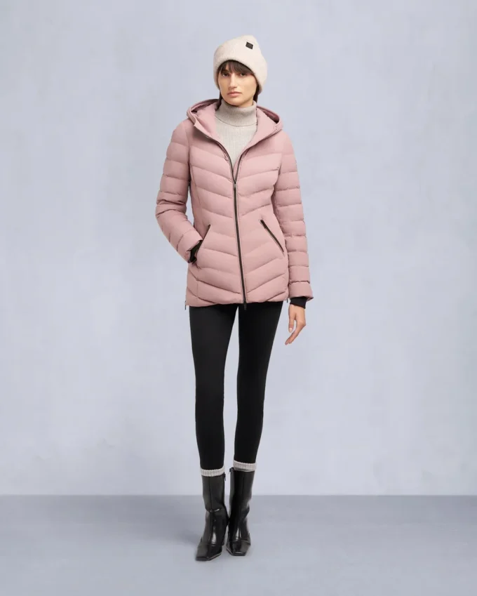 Roselawn jakke med shearling-kant