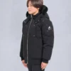 Unisex bomberjakke for barn med original shearling-kant