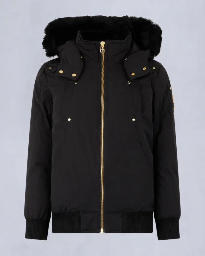 Unisex Original Gold Series shearling-trimmet bomberjakke for barn