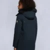 Unisex parkas for barn med shearling-kant