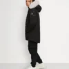 Unisex parkas for barn med shearling-kant