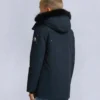 Unisex parkas for barn med shearling-kant